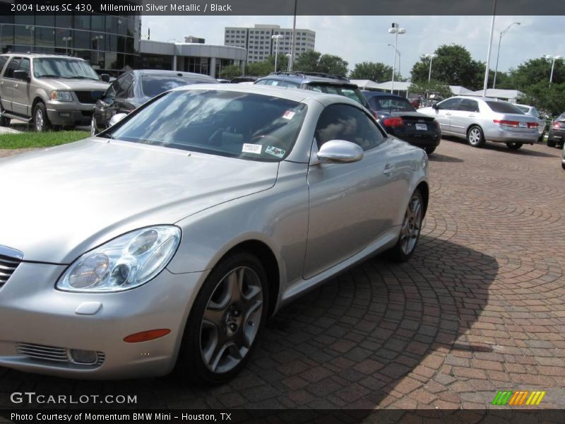 Millennium Silver Metallic / Black 2004 Lexus SC 430
