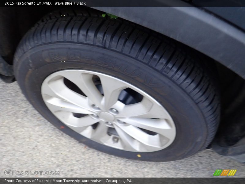 Wave Blue / Black 2015 Kia Sorento EX AWD