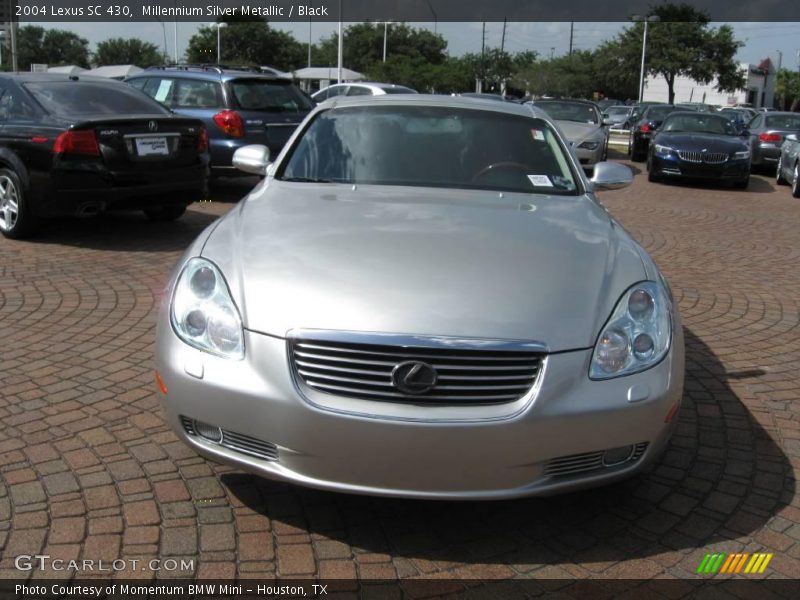 Millennium Silver Metallic / Black 2004 Lexus SC 430