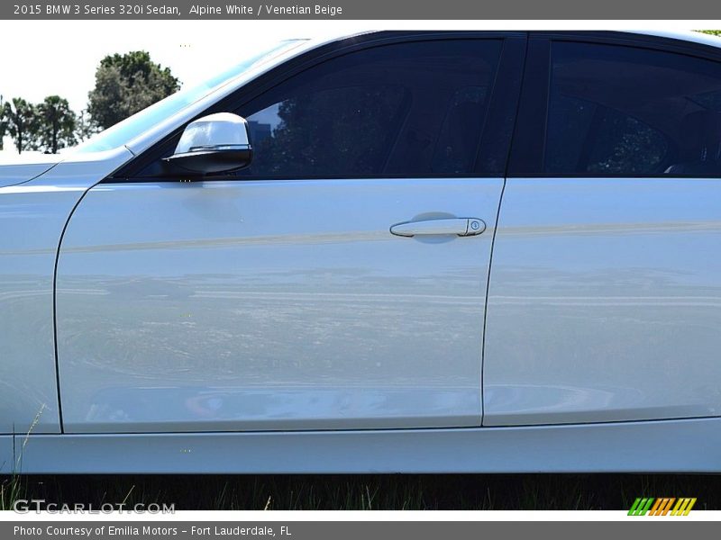 Alpine White / Venetian Beige 2015 BMW 3 Series 320i Sedan