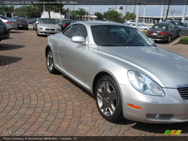 Millennium Silver Metallic / Black 2004 Lexus SC 430