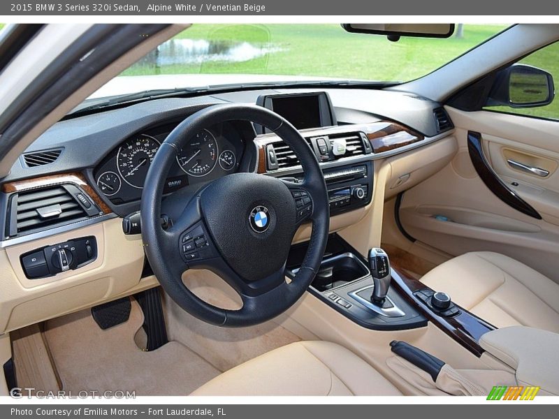  2015 3 Series 320i Sedan Venetian Beige Interior
