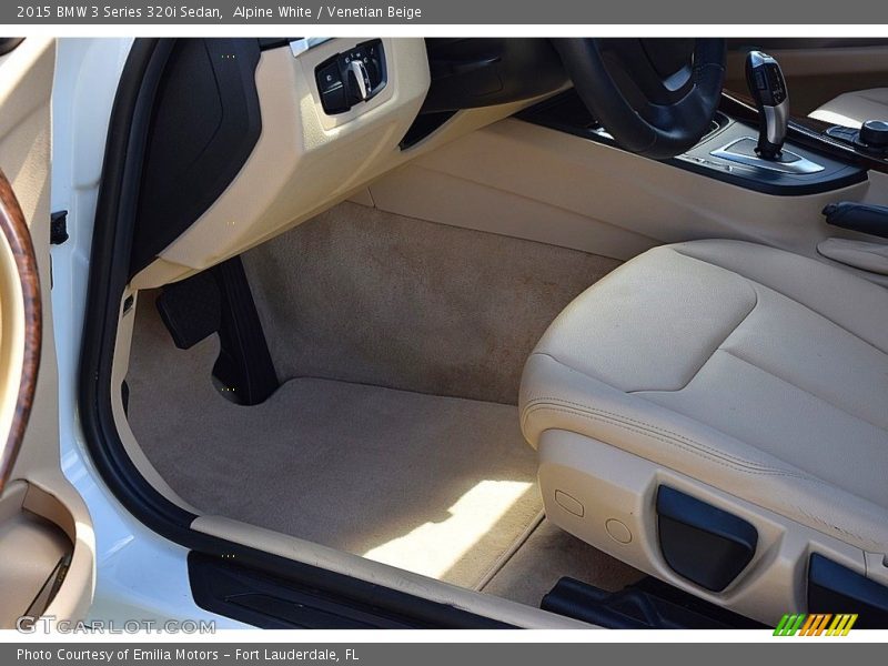 Alpine White / Venetian Beige 2015 BMW 3 Series 320i Sedan