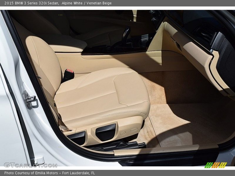 Alpine White / Venetian Beige 2015 BMW 3 Series 320i Sedan