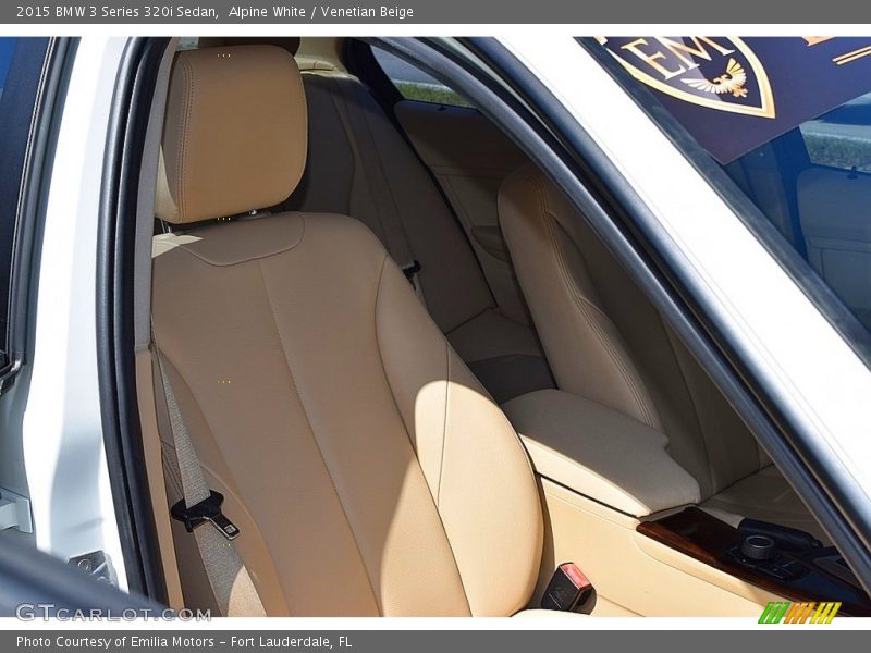 Alpine White / Venetian Beige 2015 BMW 3 Series 320i Sedan