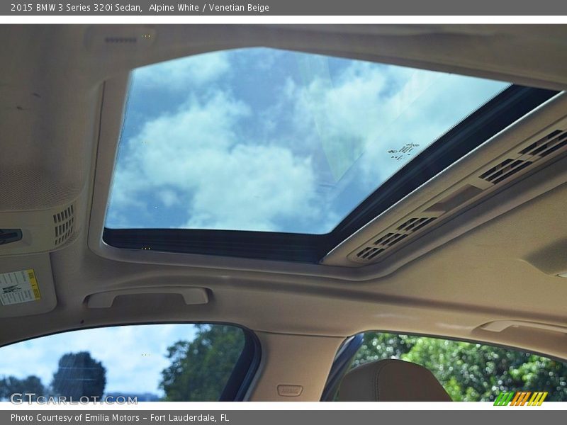 Alpine White / Venetian Beige 2015 BMW 3 Series 320i Sedan