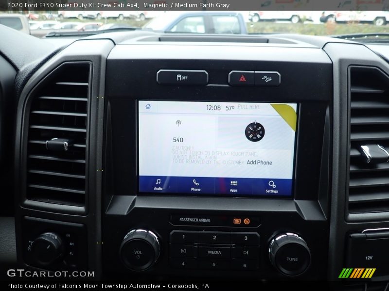 Magnetic / Medium Earth Gray 2020 Ford F350 Super Duty XL Crew Cab 4x4