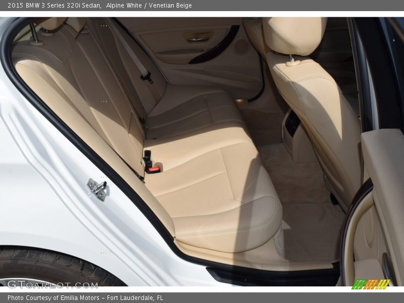 Alpine White / Venetian Beige 2015 BMW 3 Series 320i Sedan