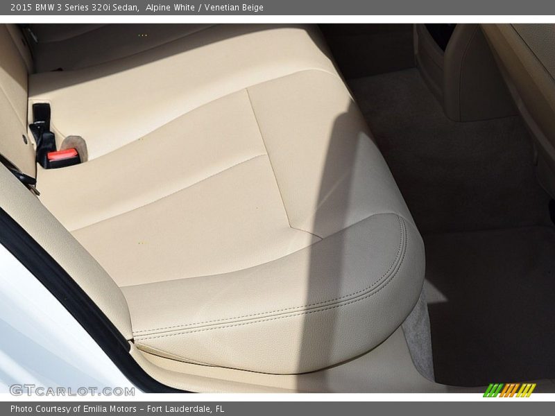 Alpine White / Venetian Beige 2015 BMW 3 Series 320i Sedan