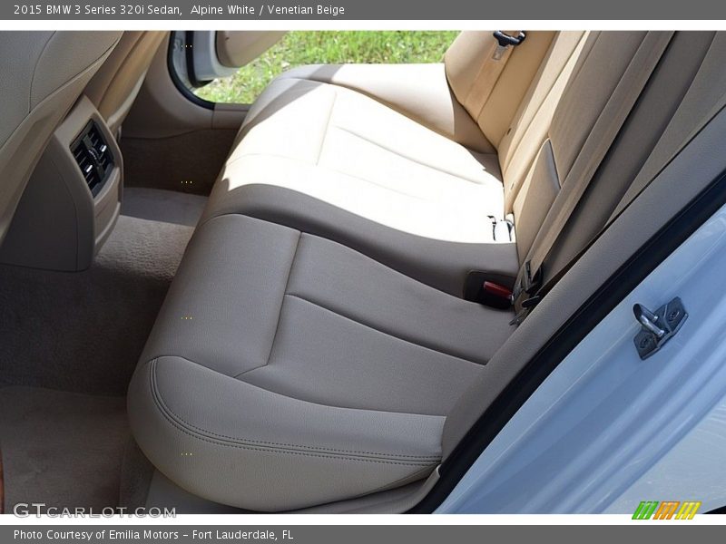 Alpine White / Venetian Beige 2015 BMW 3 Series 320i Sedan