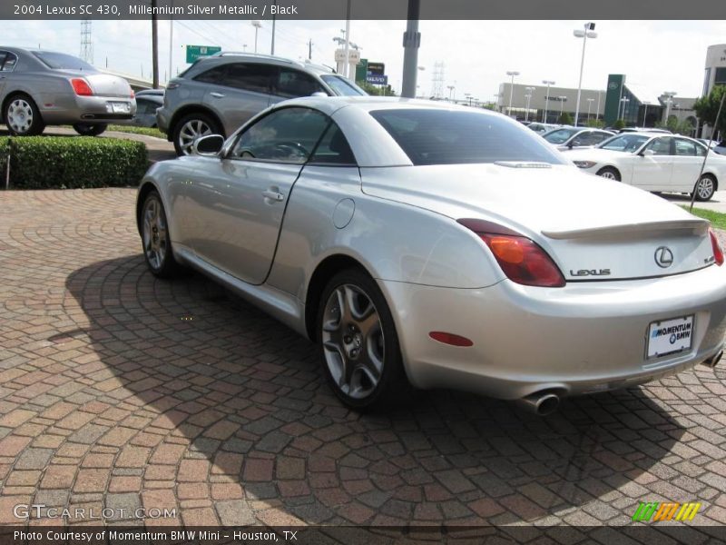 Millennium Silver Metallic / Black 2004 Lexus SC 430