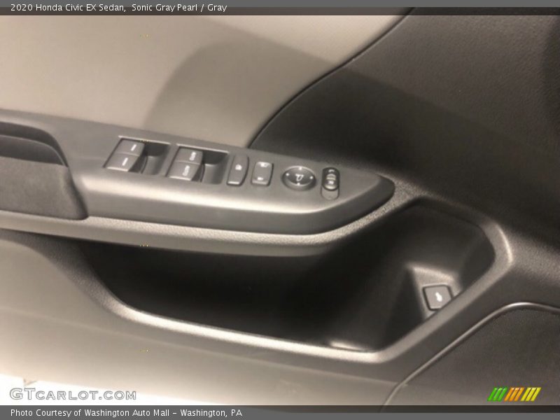 Sonic Gray Pearl / Gray 2020 Honda Civic EX Sedan
