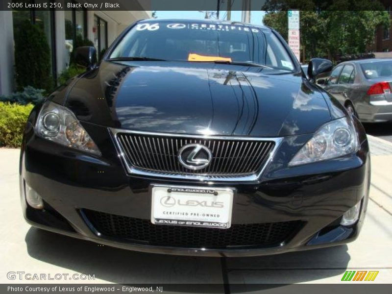 Black Onyx / Black 2006 Lexus IS 250
