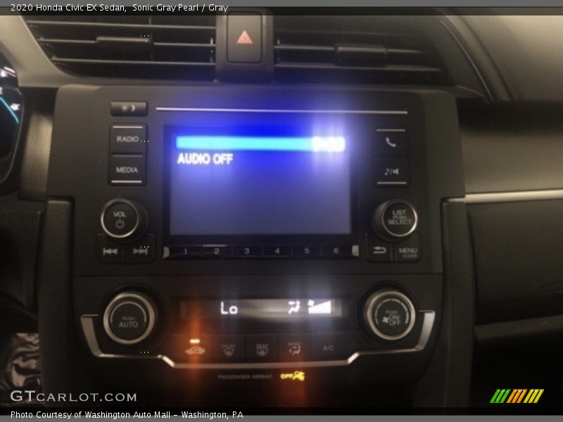 Sonic Gray Pearl / Gray 2020 Honda Civic EX Sedan