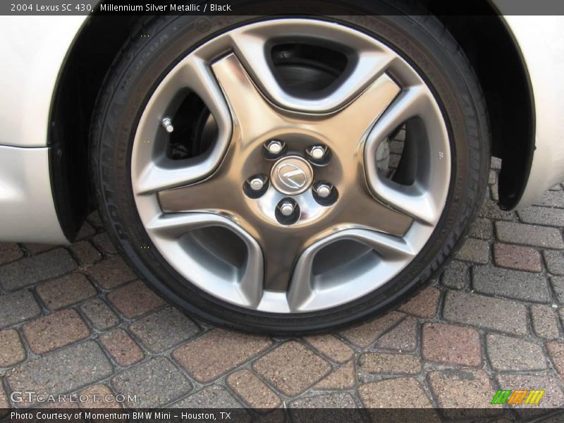 Millennium Silver Metallic / Black 2004 Lexus SC 430