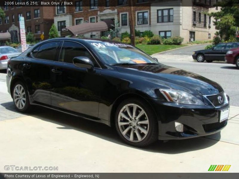 Black Onyx / Black 2006 Lexus IS 250