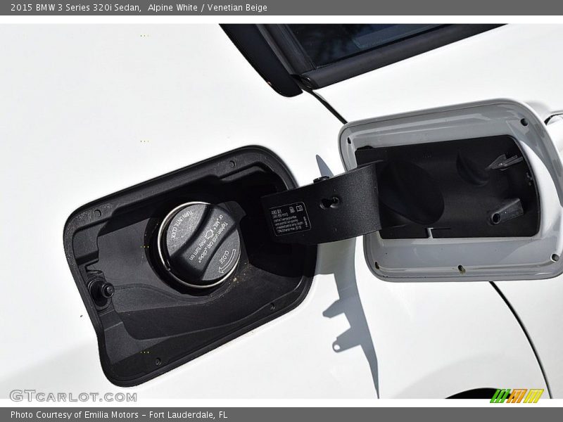 Alpine White / Venetian Beige 2015 BMW 3 Series 320i Sedan