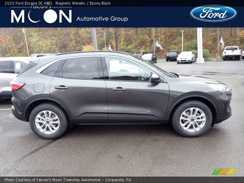 Magnetic Metallic / Ebony Black 2020 Ford Escape SE 4WD