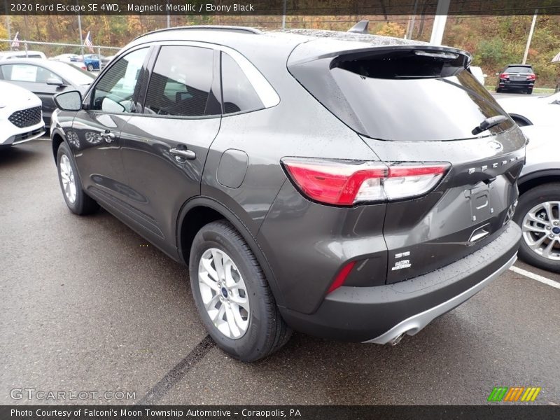 Magnetic Metallic / Ebony Black 2020 Ford Escape SE 4WD