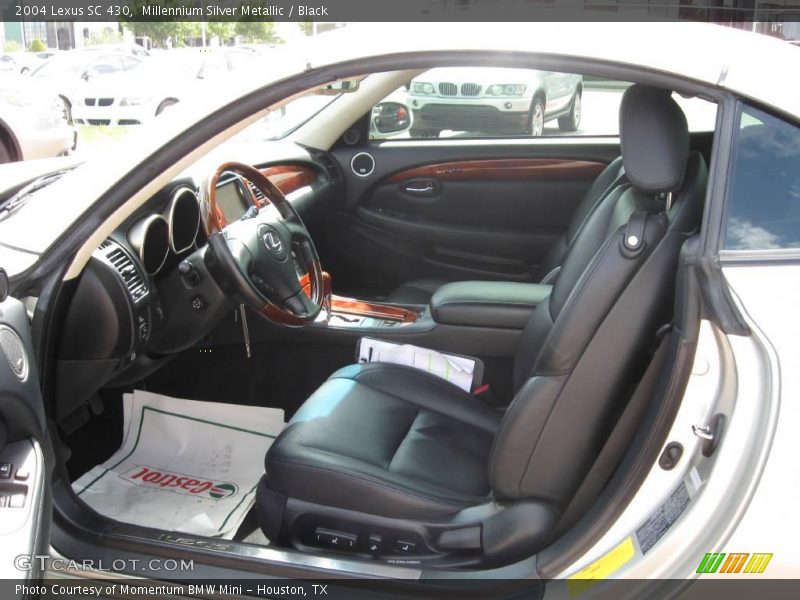 Millennium Silver Metallic / Black 2004 Lexus SC 430