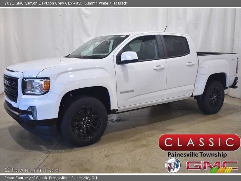Summit White / Jet Black 2021 GMC Canyon Elevation Crew Cab 4WD