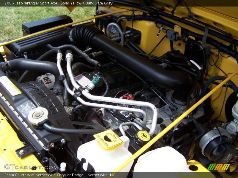 Solar Yellow / Dark Slate Gray 2006 Jeep Wrangler Sport 4x4