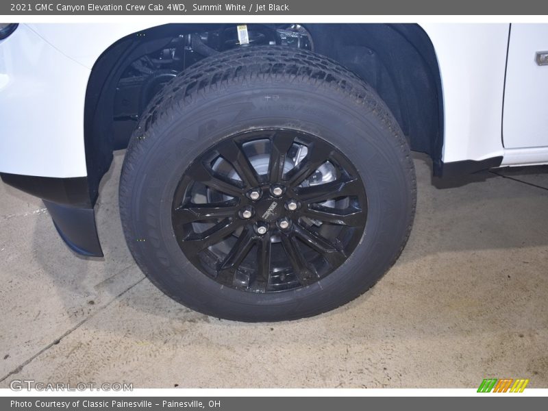 Summit White / Jet Black 2021 GMC Canyon Elevation Crew Cab 4WD