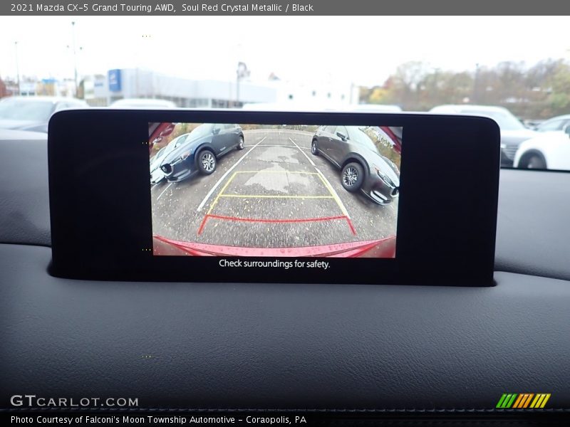 Soul Red Crystal Metallic / Black 2021 Mazda CX-5 Grand Touring AWD