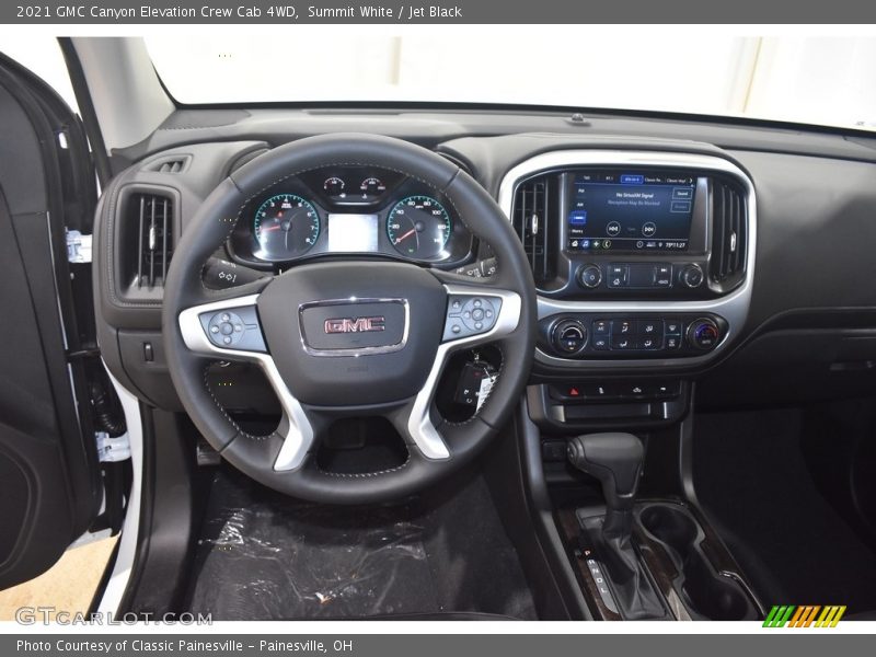 Summit White / Jet Black 2021 GMC Canyon Elevation Crew Cab 4WD