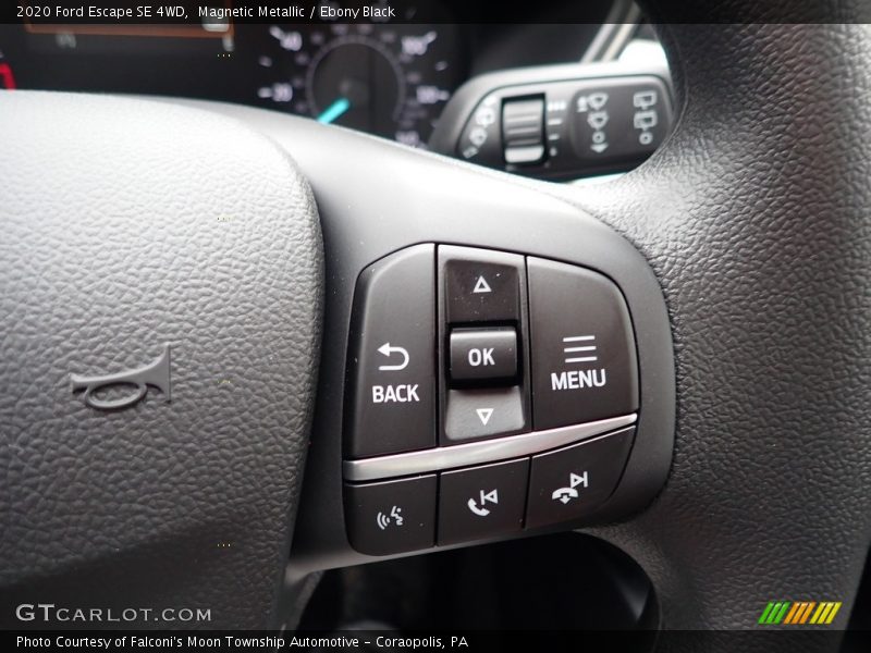Magnetic Metallic / Ebony Black 2020 Ford Escape SE 4WD
