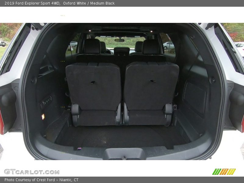 Oxford White / Medium Black 2019 Ford Explorer Sport 4WD