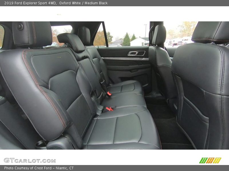 Oxford White / Medium Black 2019 Ford Explorer Sport 4WD