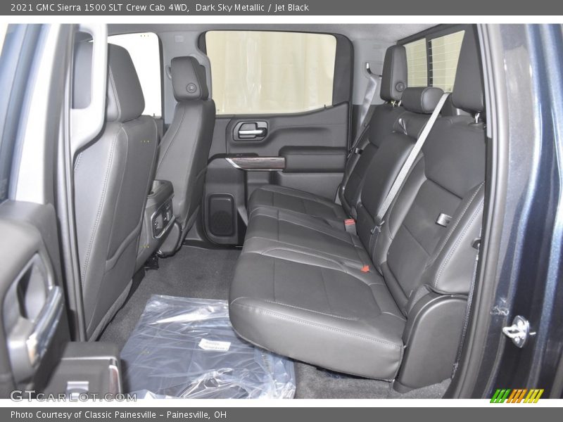 Dark Sky Metallic / Jet Black 2021 GMC Sierra 1500 SLT Crew Cab 4WD