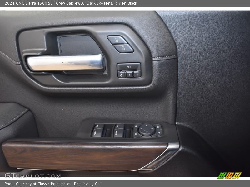 Dark Sky Metallic / Jet Black 2021 GMC Sierra 1500 SLT Crew Cab 4WD