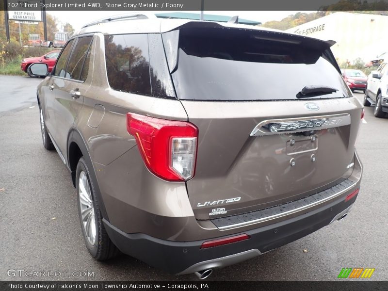 Stone Gray Metallic / Ebony 2021 Ford Explorer Limited 4WD