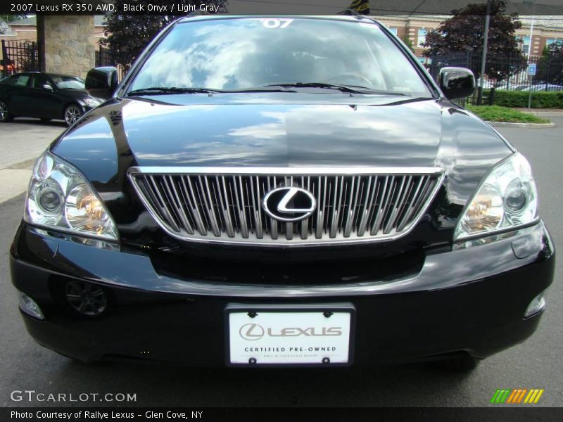 Black Onyx / Light Gray 2007 Lexus RX 350 AWD