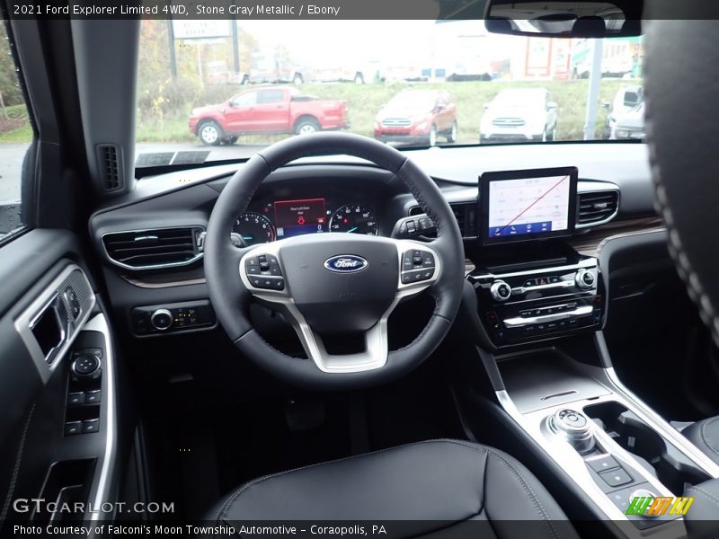 Front Seat of 2021 Explorer Limited 4WD
