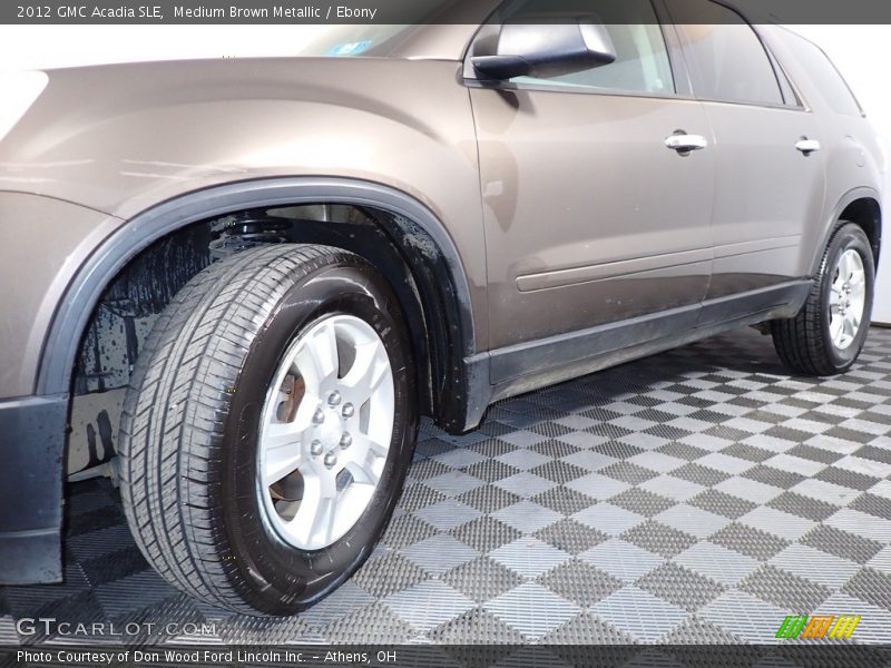 Medium Brown Metallic / Ebony 2012 GMC Acadia SLE