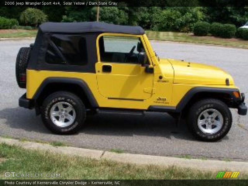 Solar Yellow / Dark Slate Gray 2006 Jeep Wrangler Sport 4x4