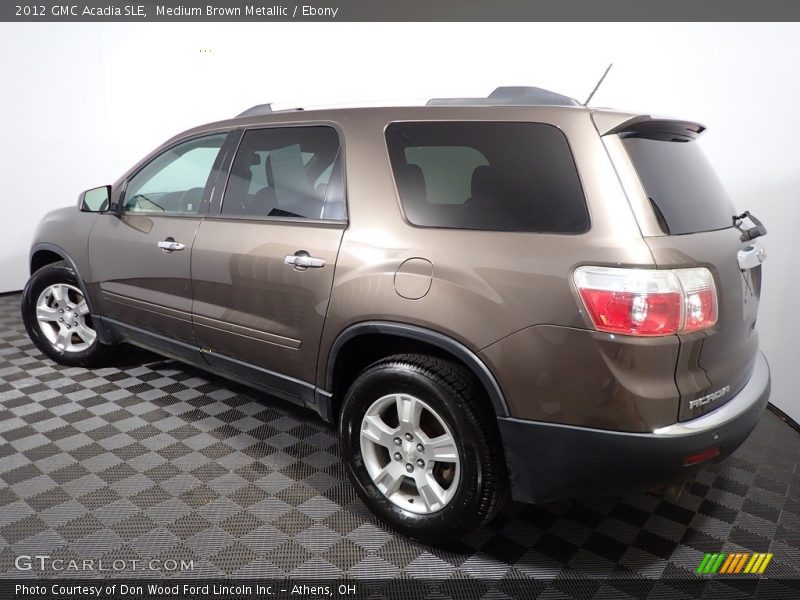 Medium Brown Metallic / Ebony 2012 GMC Acadia SLE