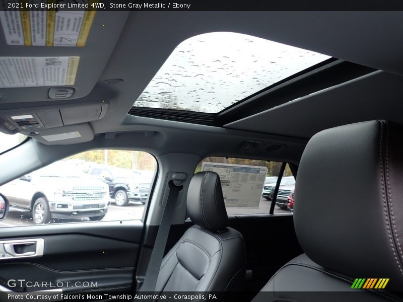 Stone Gray Metallic / Ebony 2021 Ford Explorer Limited 4WD