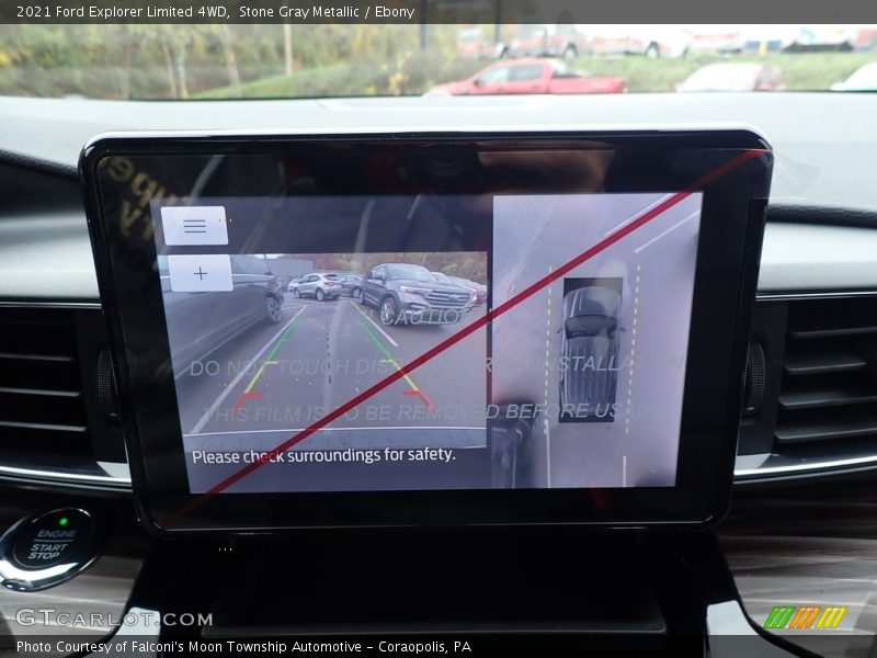 Stone Gray Metallic / Ebony 2021 Ford Explorer Limited 4WD