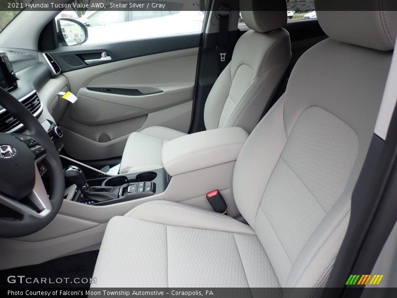 Front Seat of 2021 Tucson Value AWD