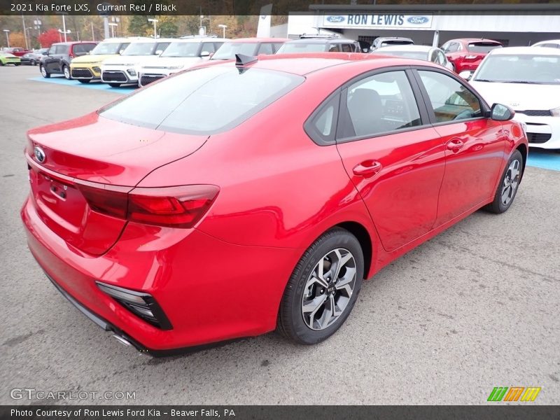 Currant Red / Black 2021 Kia Forte LXS
