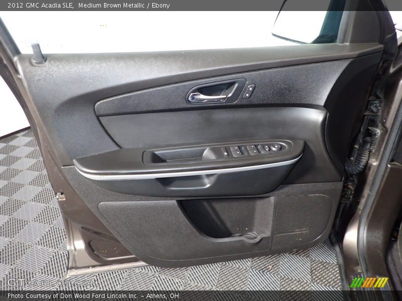 Medium Brown Metallic / Ebony 2012 GMC Acadia SLE
