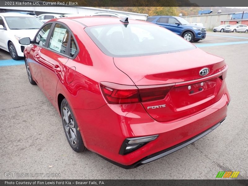 Currant Red / Black 2021 Kia Forte LXS