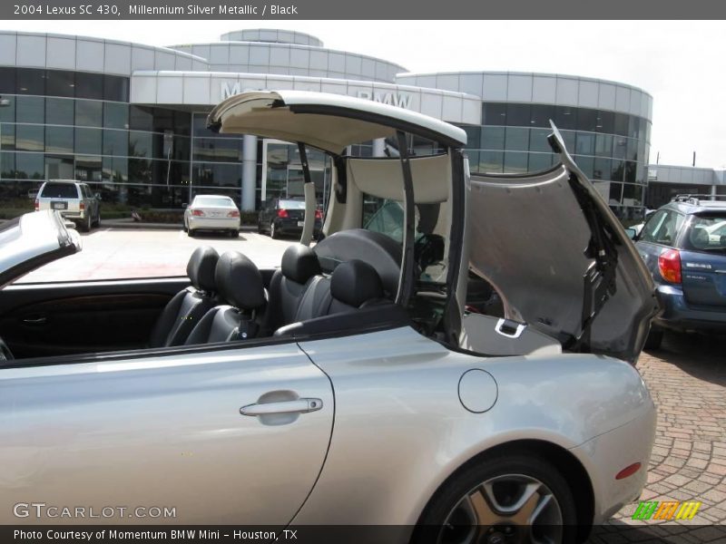 Millennium Silver Metallic / Black 2004 Lexus SC 430