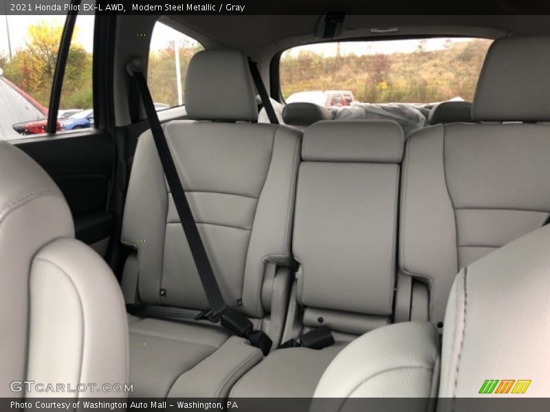 Modern Steel Metallic / Gray 2021 Honda Pilot EX-L AWD