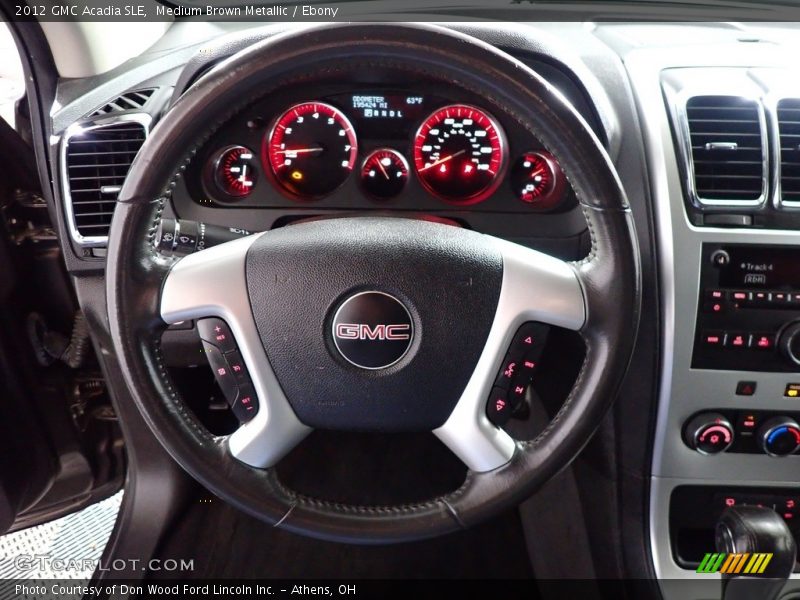 Medium Brown Metallic / Ebony 2012 GMC Acadia SLE