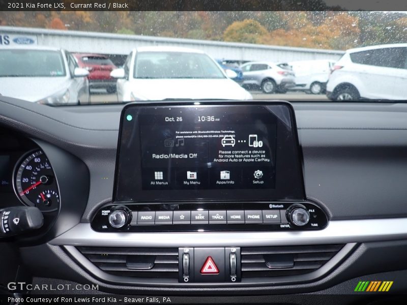 Currant Red / Black 2021 Kia Forte LXS